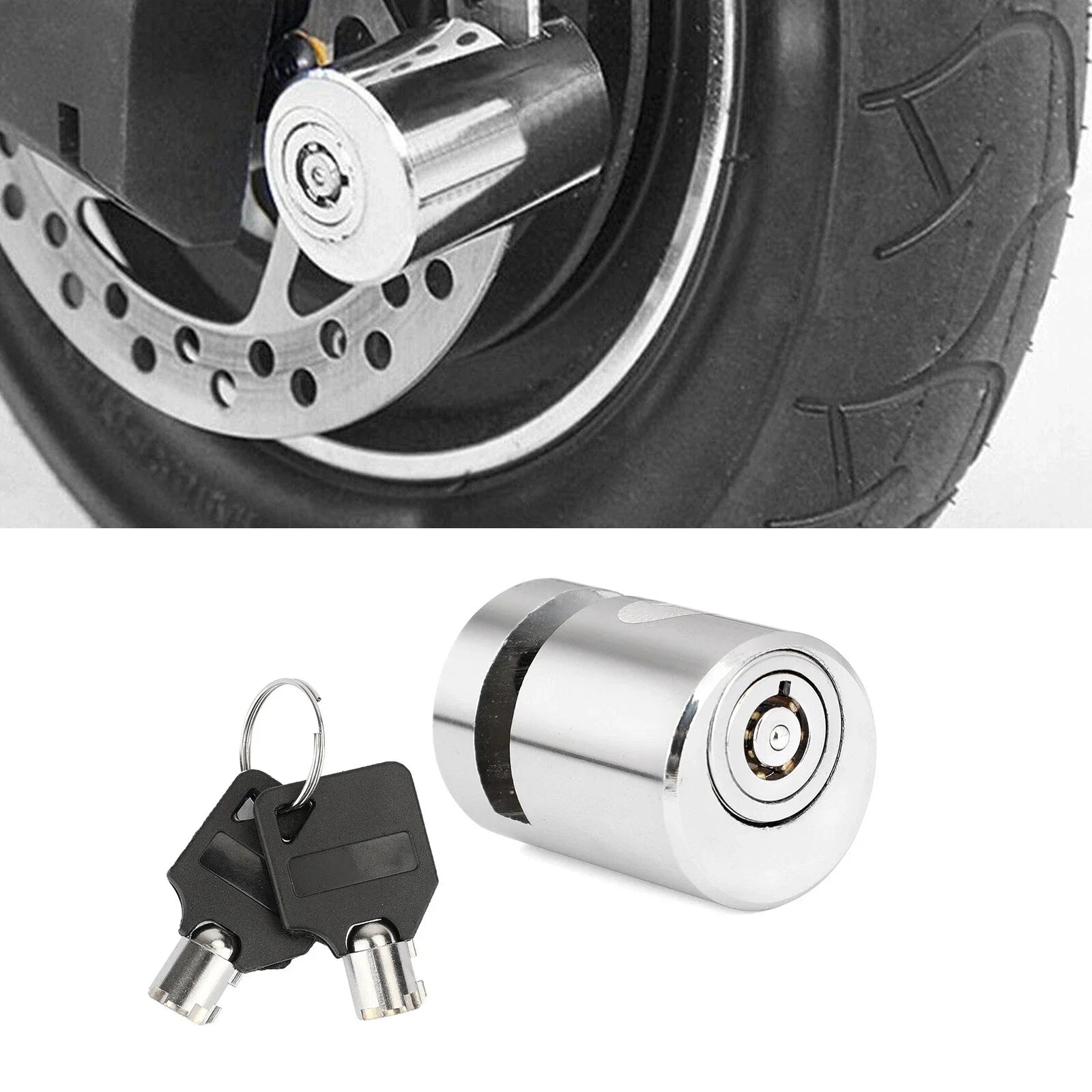 Bicycle Bike Motorcycle Scooter SECURITY LOCK Portable Wheel Disc Brake Lock AUS Oasis Select