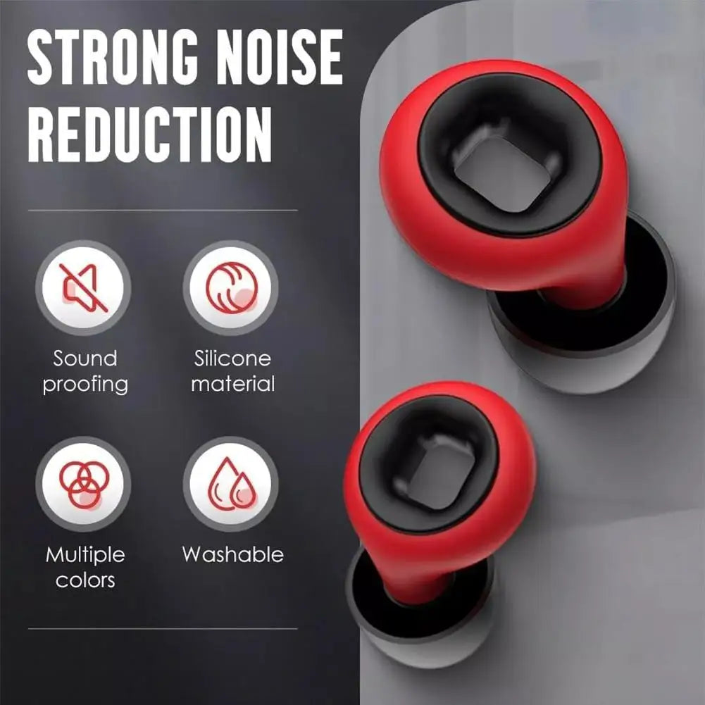 Ear Plugs for Sleeping, 25dB Noise Reduction Reusable Soft Silicone Earplugs for Snoring, Side Sleepers, Concerts, Travel, Work Oasis Select