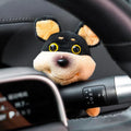 New Car Decor Bee Dog Doll Cars Central Control Screen Display Ornaments Screen Decoration Car Interior DecorAccessories Oasis Select Style11