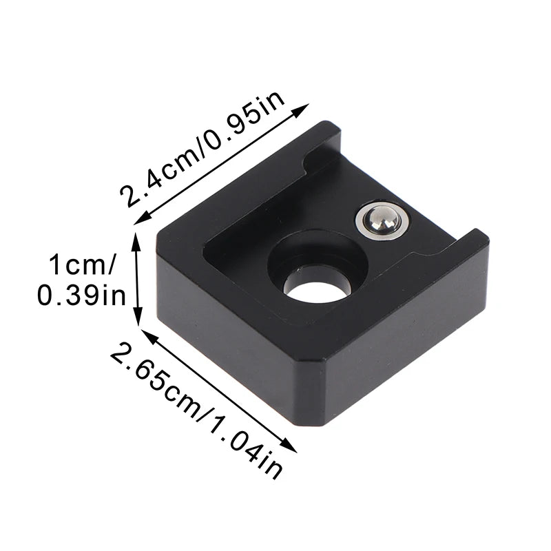 Quick Release 1/4" Hot Cold Shoe Mount For Rig Video Light Camera Cage Monitor Magic Arm LED Light Mic Camera Flash Oasis Select