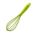 6-inch Mini Children's Silicone Egg Beater Household Manual Cream Egg Mixer Kitchen Baking Tool Oasis Select green