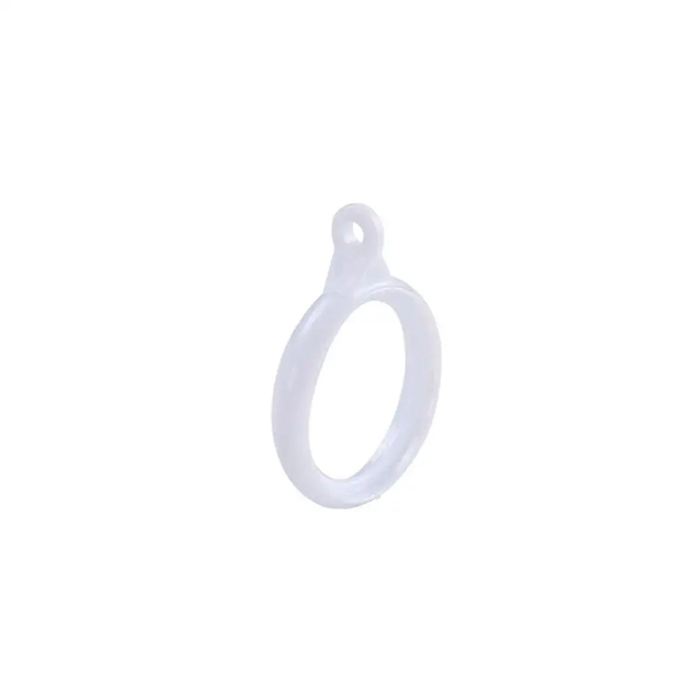 Elegant Strong Solid Color Simple Mute Thicken Curtain Rings Hanging Loop Buckle Roman Rod Clip Hook Curtain Accessories Oasis Select