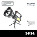 USB Rechargeable Powerful High Power LED Flashlight Waterproof Fishing Lantern TorchSpotlight Searchlight Camping Lamp Oasis Select Package A- XPE