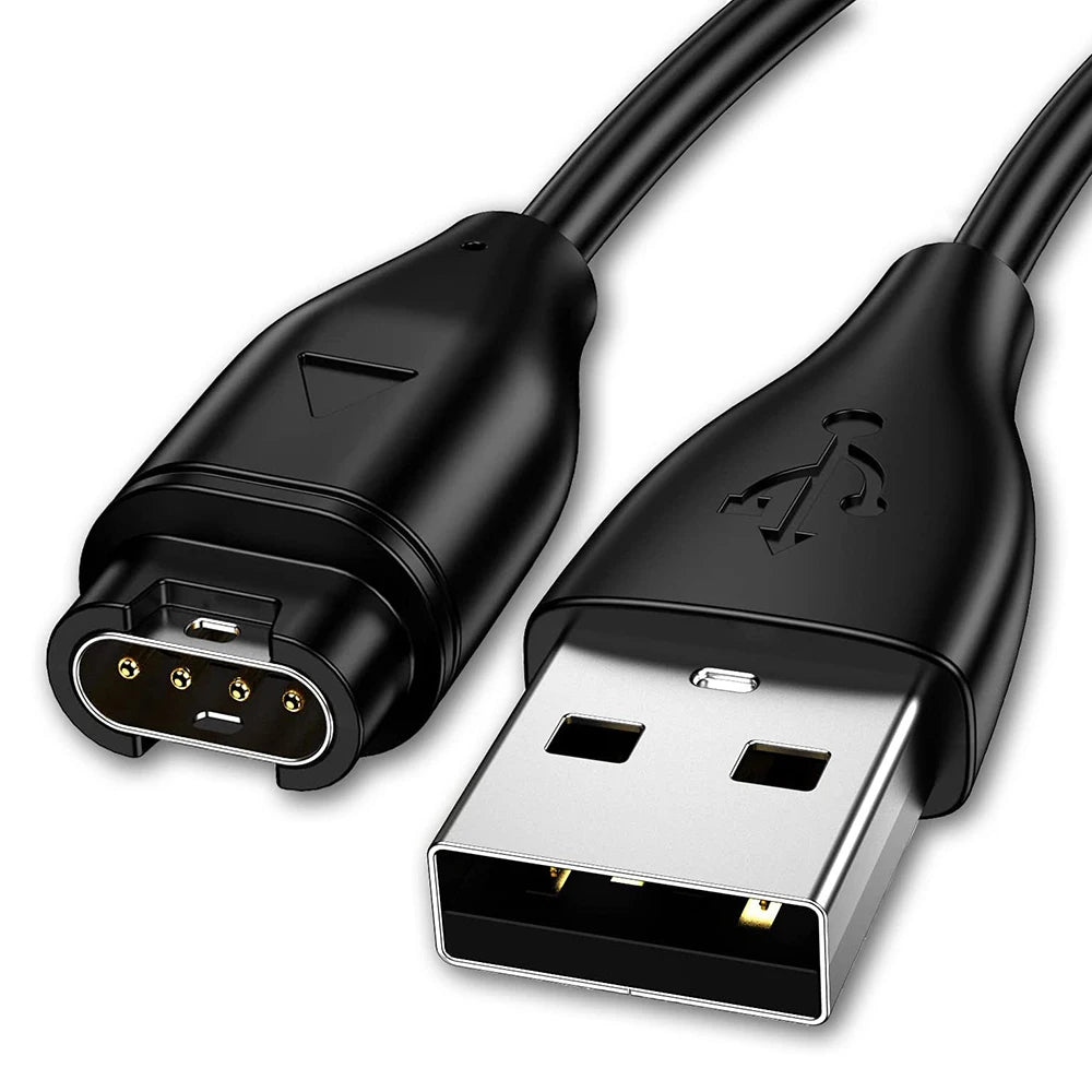 USB Charging Cable for Garmin Fenix 7/6/5, Forerunner & Vivoactive Watch Charging Cable Oasis Select USB A Straight
