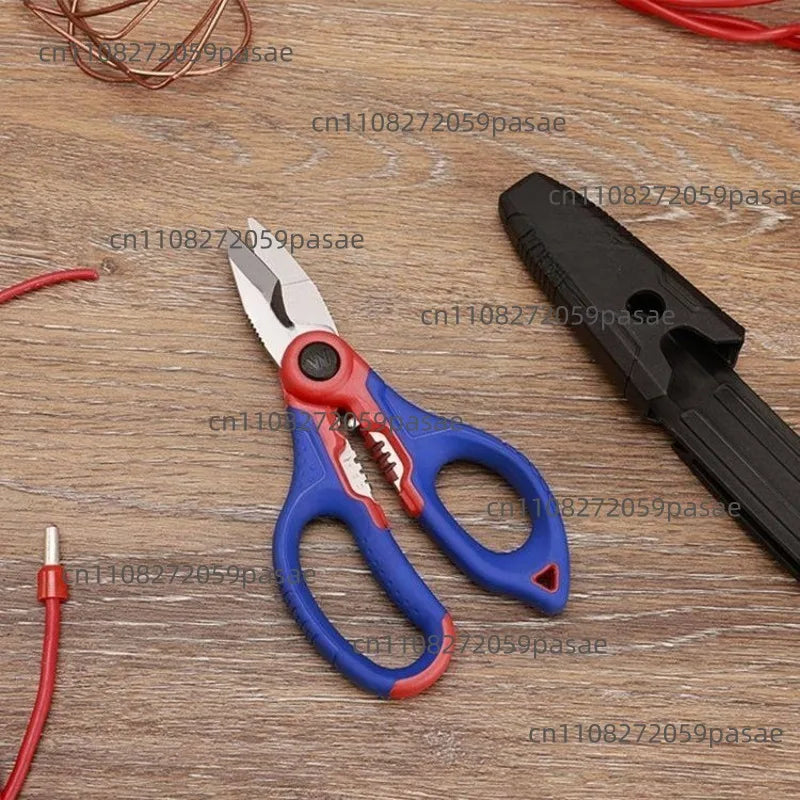 Electrician Scissors Wire Stripper – Stainless Steel 165mm