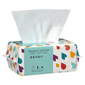 Soft Cotton Disposable Face Towel Thicken Facial Towelettes, Dry Wipes Facial Tissue for Makeup Removal & Skincare (100 Count) Oasis Select L-20x20cm