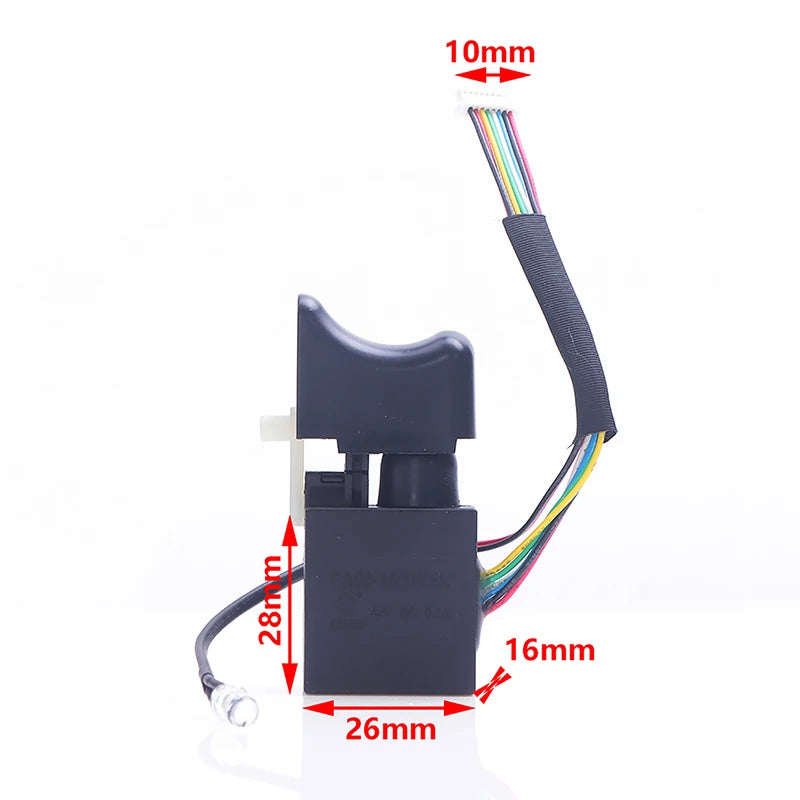Hot Sale Electric Drill Switch Adjustable Controller Brushless Cordless Drill Trigger Switch Oasis Select one size