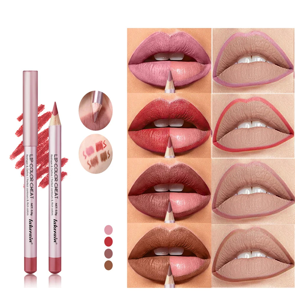 Long-Lasting Waterproof Lip Liner Lip Pencil Color Cheat Precise Shaping Moisturizing Smooth Create Sexy Lip Shape Cosmetics Oasis Select