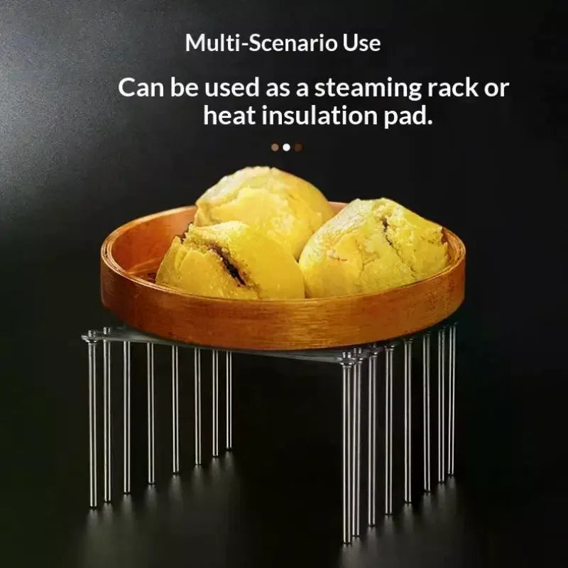 Stainless Steel Foldable Dish Rack & Drainer | Cup Holder