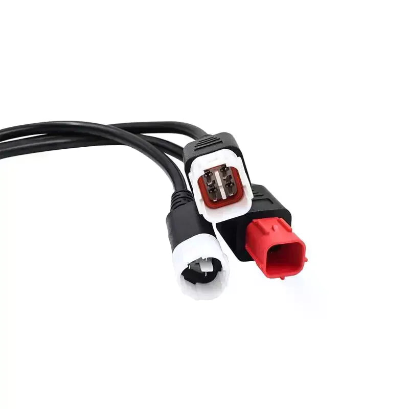 3 IN 1 For 3pin 4pin 6pin OBD2 16PIN Motorcycle Diagnostic Connector Cable Adapter Extension Cable Oasis Select