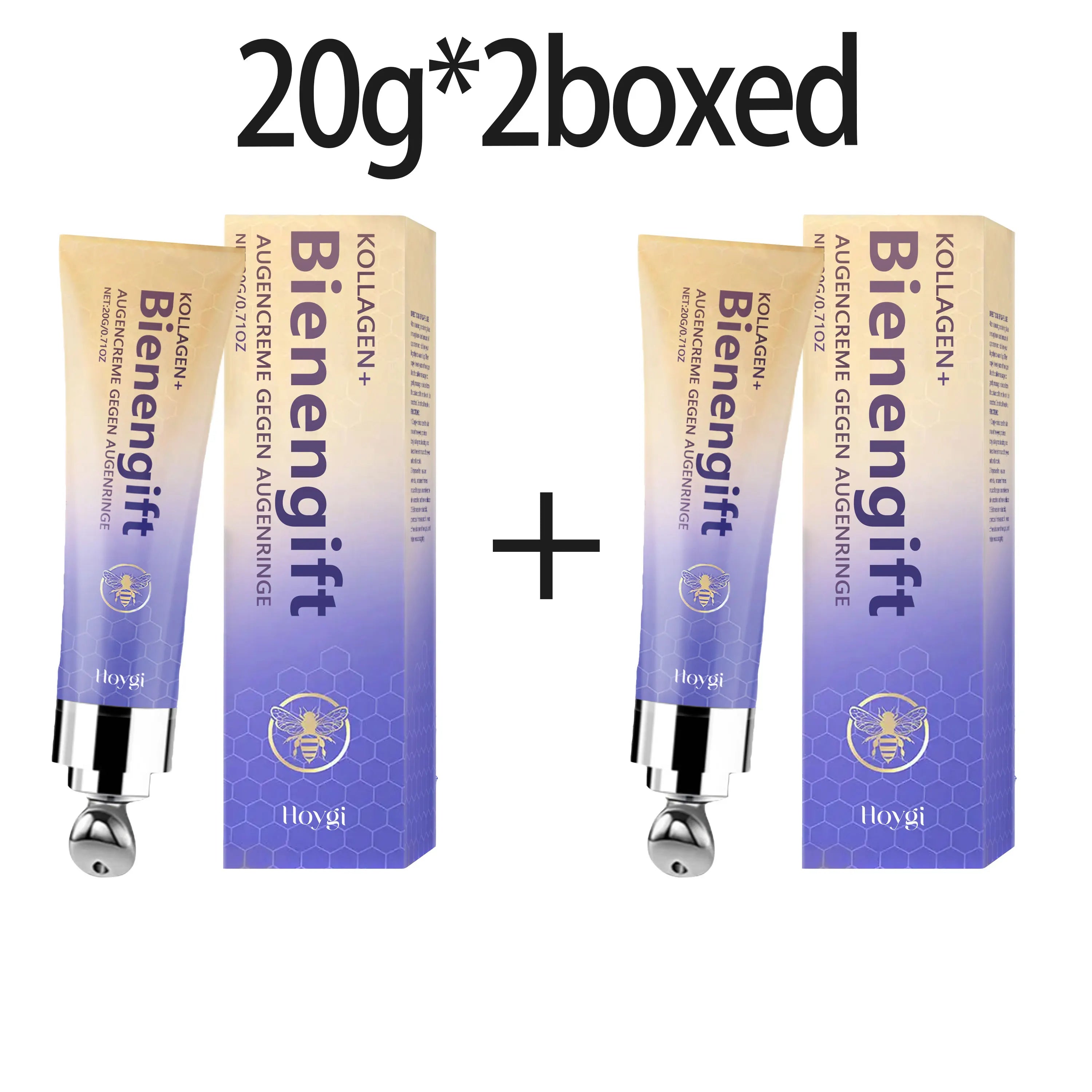 Bee Venom Moisturizing Eye Cream Gentle Delicate Hydrating Softening Improves Fine Lines Tightens Skin Care Eye Cream Oasis Select 20g X 2boxed