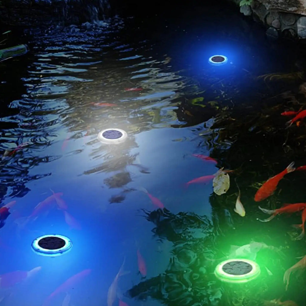 1pc Solar Powered Floating Pool Lights Ip68 Waterproof LED Pool Decorative Light Outdoor Glow Light Floats For Swimming Pool Oasis Select