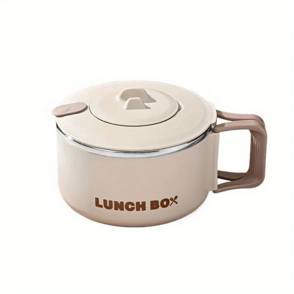 Stainless Steel Microwave-Safe Lunch Box with Lid - Lightweight, Portable Bento Bowl for School, Office, and Outdoor Use Oasis Select WHITE 1