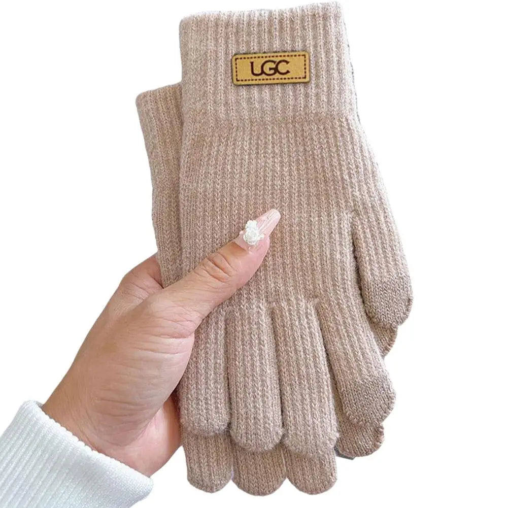 Fleece-Lined Windproof Winter Gloves – Warm & Anti-Slip