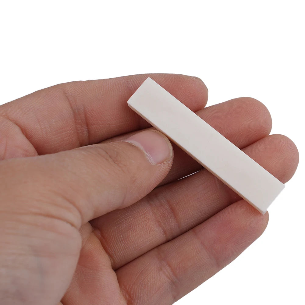 1pc Stringed Instrument Blank Guitar Nut High Quality Buffalo Bone Banjo Mandolin Ukulele DIY Ox Bone Bridge Saddle Upper Pillow Oasis Select