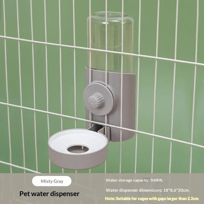 New Pet Chinchilla Hanging Feeding Waterer Easy Install Pigeon Rabbit Small Animal Automatic Feeding Water Bowl Pet Products Oasis Select F