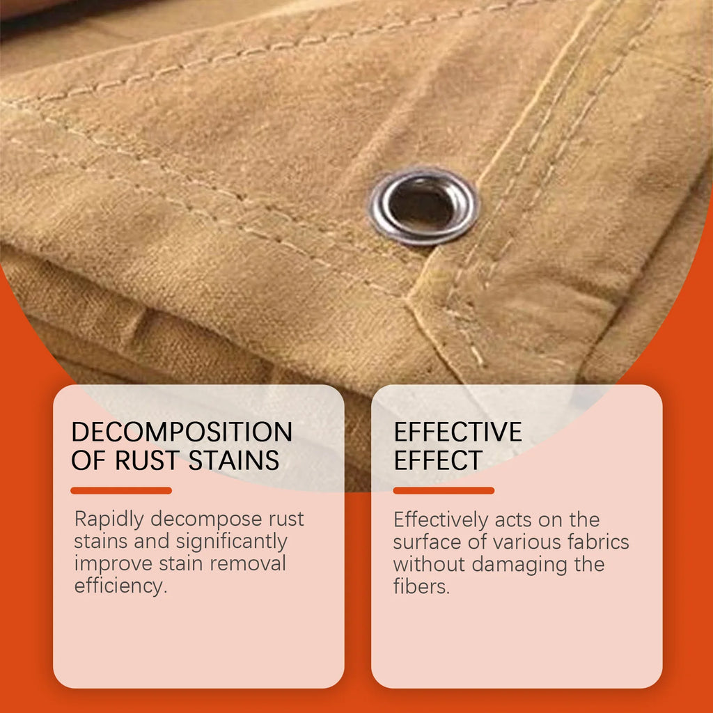 Fabric Rust Remover Cleaning Stubborn Stain Dirt Rust Spot Non Irritating Safe Long Lasting Fragrance Cloth Fabric Rust Remover Oasis Select