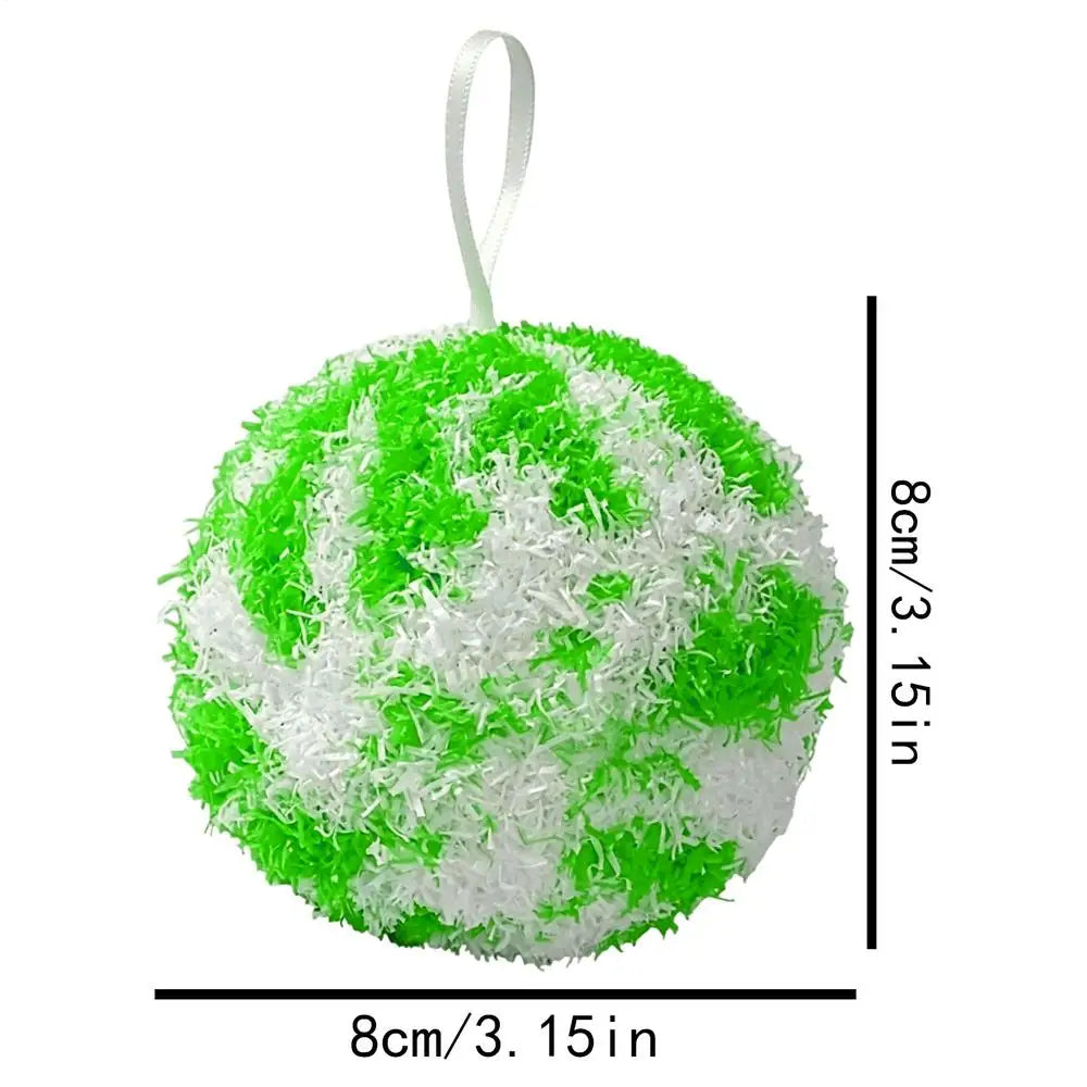 1PC Nano Cleaning Ball for Quick Cleaning Kitchen Stains Colorful Stripes Balls with Hanging Rope Household Cleaning Tools Oasis Select Green
