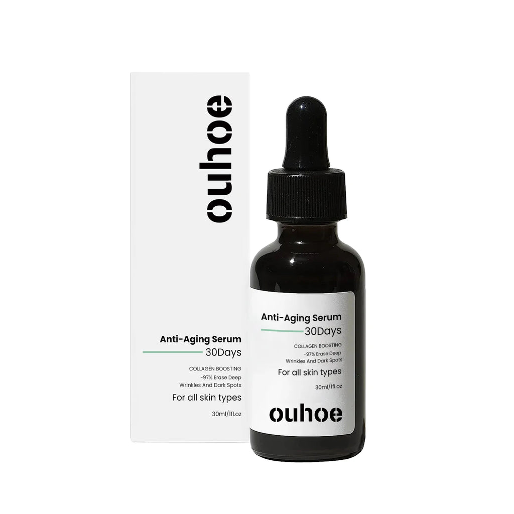 Collagen Face Serum Fade Fine Lines Tightening Smoothing Pore Brighten Skin Tone Moisturizing Nourishing Hyaluronic Acid Essence Oasis Select 30ml boxed