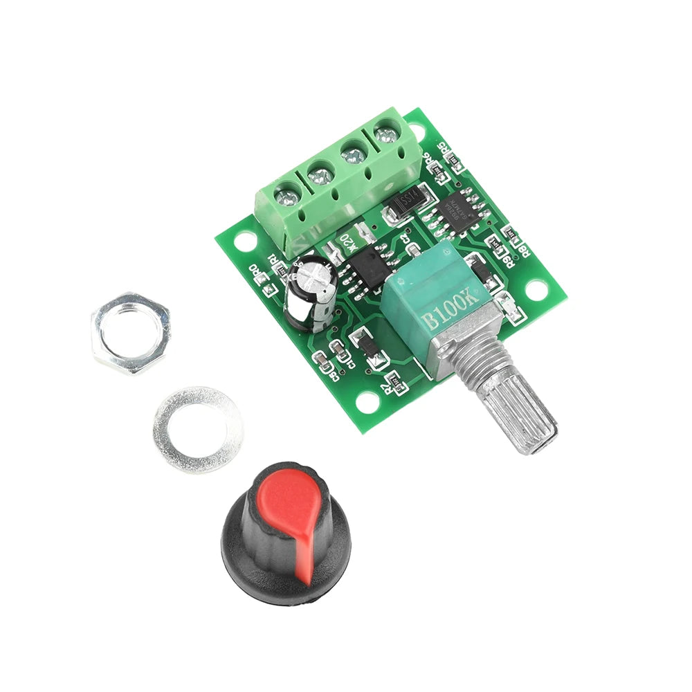 DC 1.8V 3V 5V 6V 12V PWM Motor Speed Controller Adjustable Speed DC Motor Driver Home Improvement Durable Oasis Select