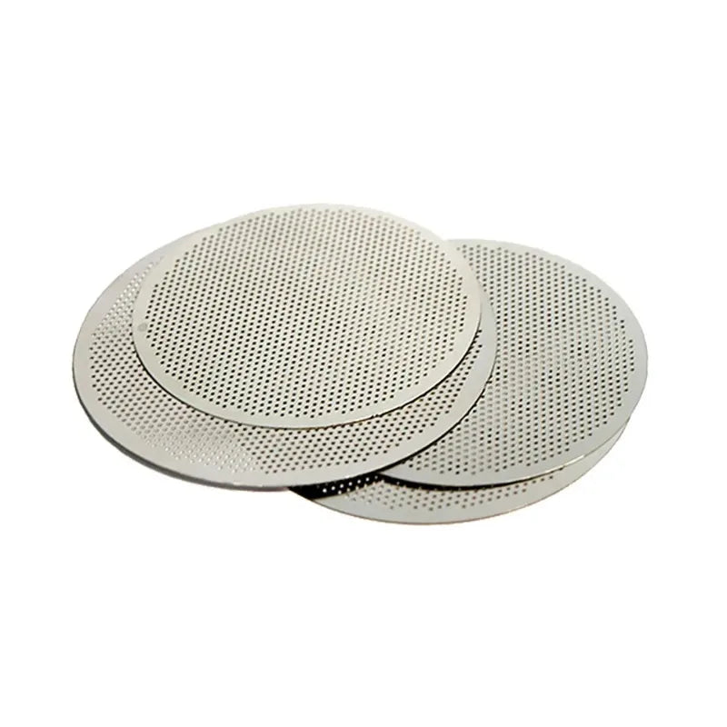 2PCS Set Coffee Filter 51\53\58 MM Puck Screen Plate Replacement Backflush Filter Mesh Screen Filter for Coffee Machine Handle Oasis Select