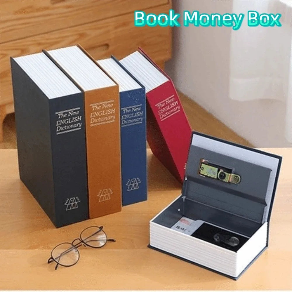 Creative Dictionary Book Money Boxes Piggy Bank With Lock Hidden Secret Security Safe Lock Cash Coin Storage Box Deposit Box Oasis Select
