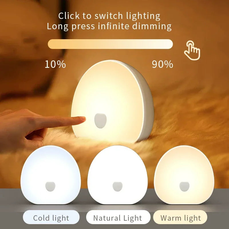 LED Night Light White Noise Sleep Aid Night Lamp Intelligent Rechargeable Seven-color Changing Ambient Lights Baby Kids Bedroom Oasis Select