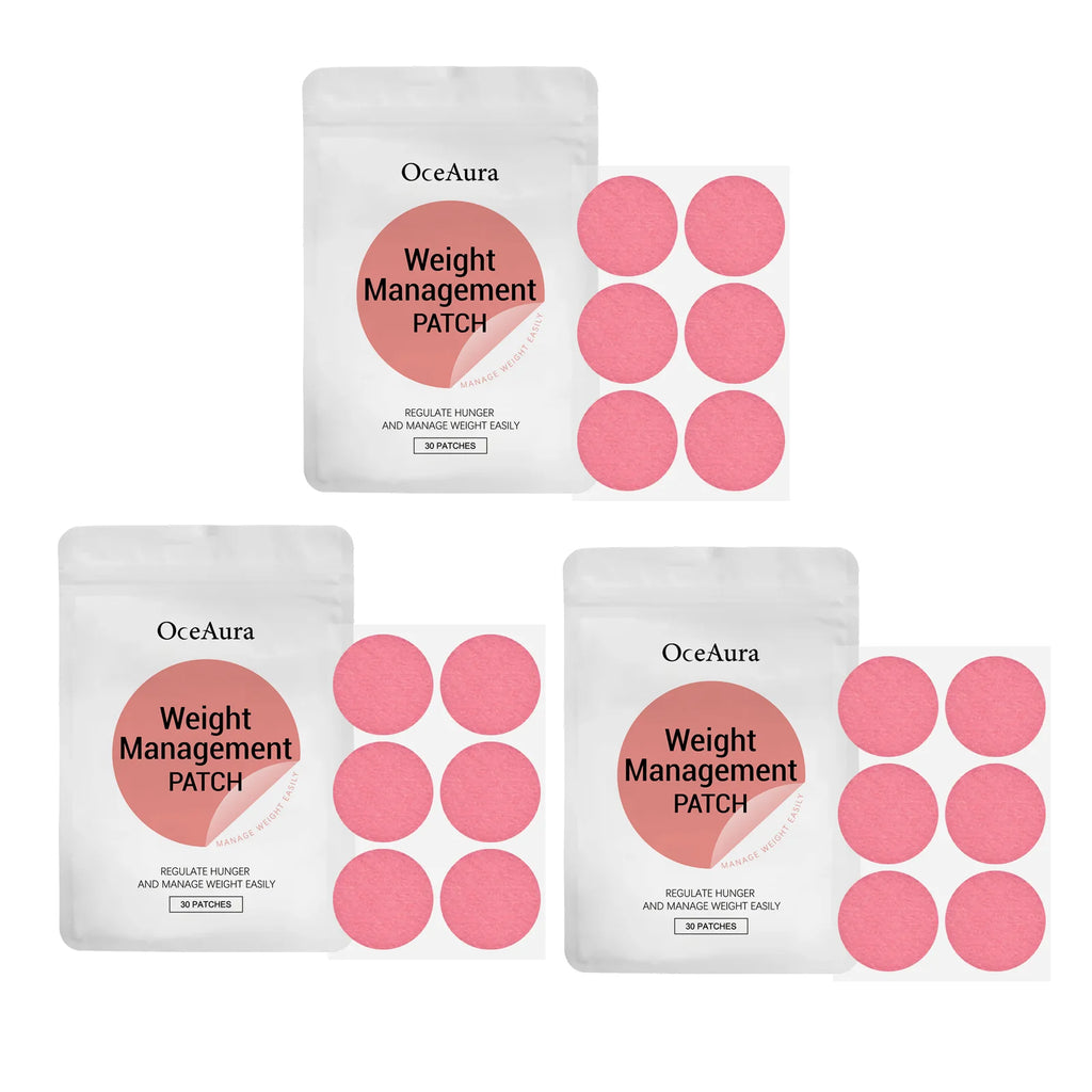 Weight Management Patch Body Slimming Suppressing Appetite Burning Fat Improve Stomach Enhacne Metabolism Weight Loss Patches Oasis Select 3 x 30pcs in bag