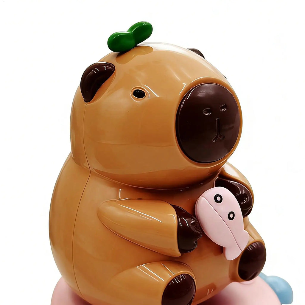 1PC Solar Powered Swinging Capybara Figurines Shaking Head Dashboard Dancing Figures Car Dashboard Decorative Ornaments ﻿ Oasis Select