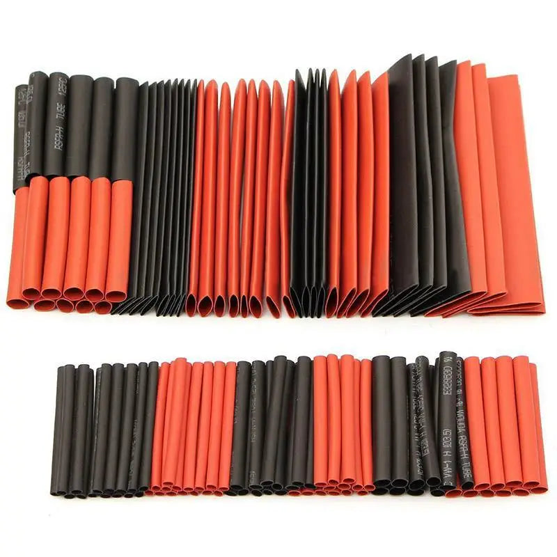 328/127pcs Colorful Heat Shrink Tubes 2:1 Accessories Polyolefin Tubes Car Cable Sheath Kit Data Cable Repair Home DIY Handcraft Oasis Select 127pcs