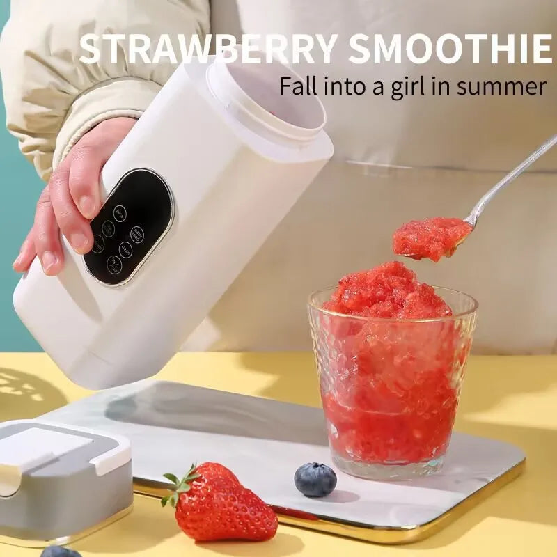 Portable USB Rechargeable Juicer 180W – Self-Cleaning 600ml