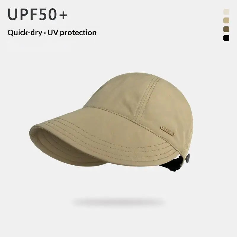Womens Breathable Fisherman Hat Outdoor Summer Sun Protection Wide Brim Lightweight UV Blocking for Travel Beach Hiking Oasis Select one size C