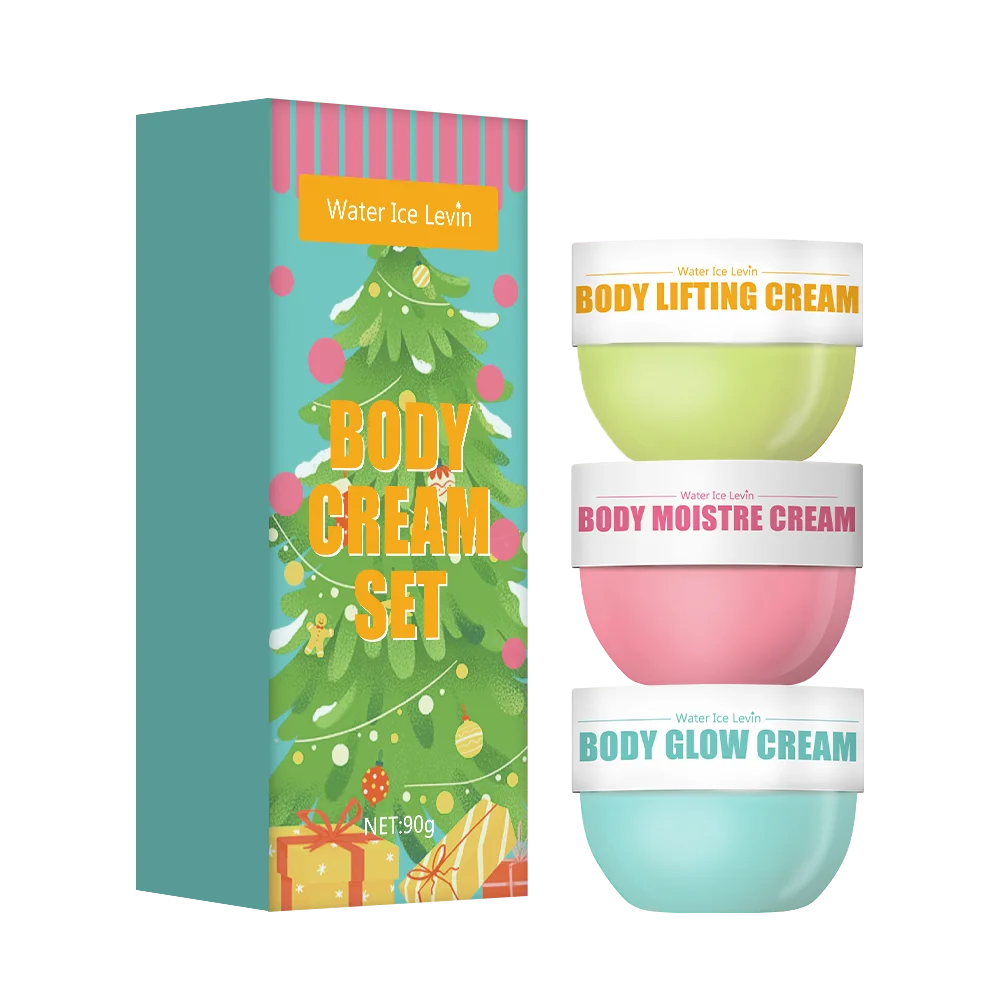 3-Piece Body Firming & Glow Cream Set – Lift & Moisturize Body Firming Cream Set Oasis Select 3 cans 1 box
