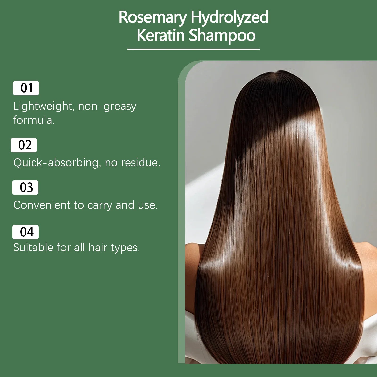 Rosemary Shampoo – Gentle Cleansing, Moisturizing & Shine