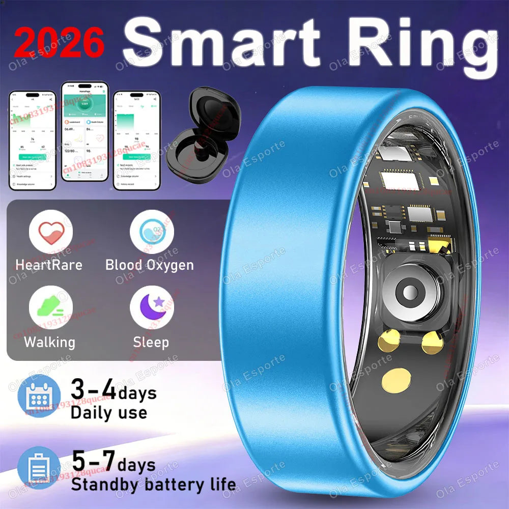 Ola Esporte Smart Ring – Heart Rate, Sleep & SpO₂ Tracker