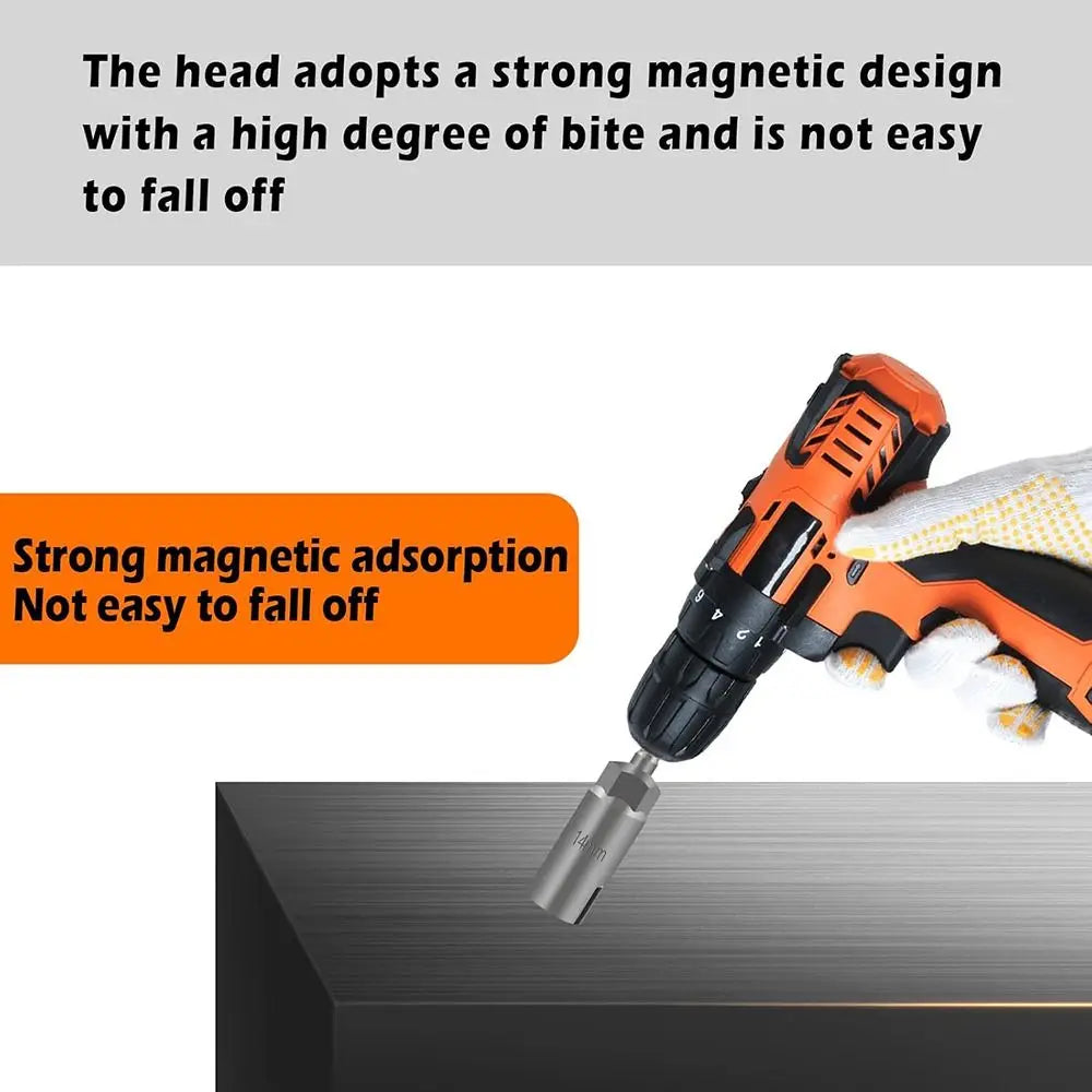 High Quality Steel Wing Nut Driver Slot H10/12/14/16/18 H11/13/15/17/19 Wrench Hex Shank Bolt Sleeve Electric Screwdriver Oasis Select