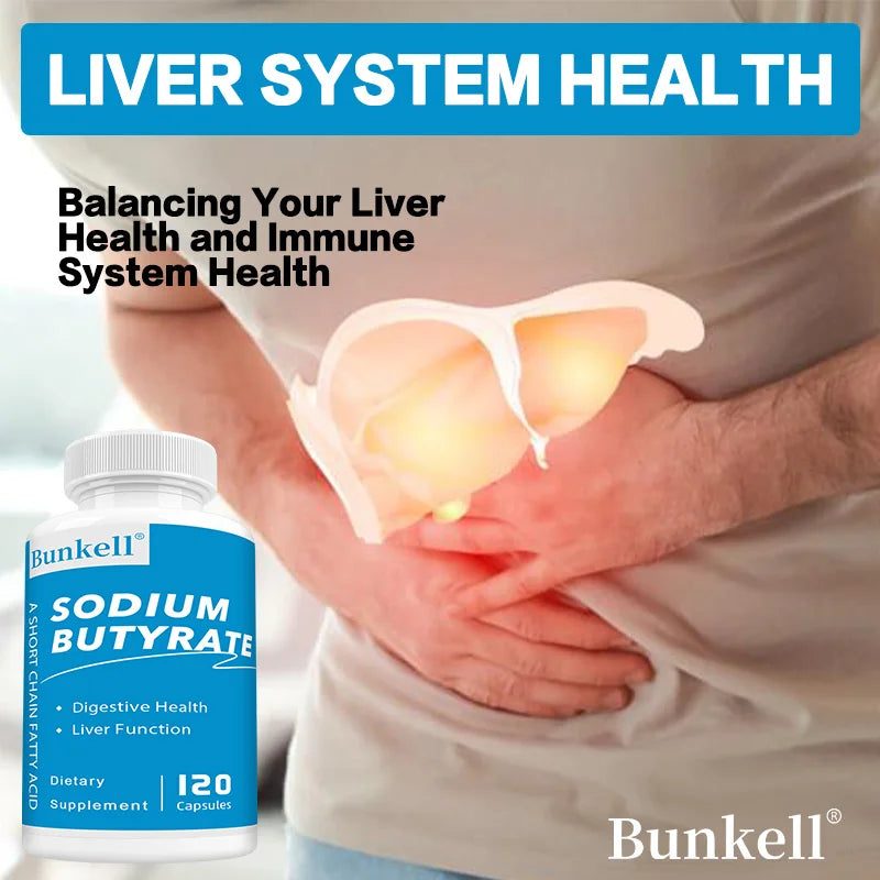 Sodium Butyrate Gut Health Supplement – 120 Vegan Capsules Gut Health Supplement Oasis Select
