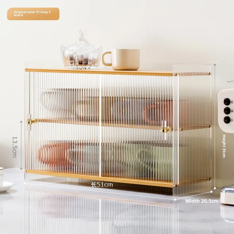 Dust-proof cup storage rack, cup holder, water cup storage rack, tea set, cup holder, coffee cup, mug storage box. Oasis Select Upright A