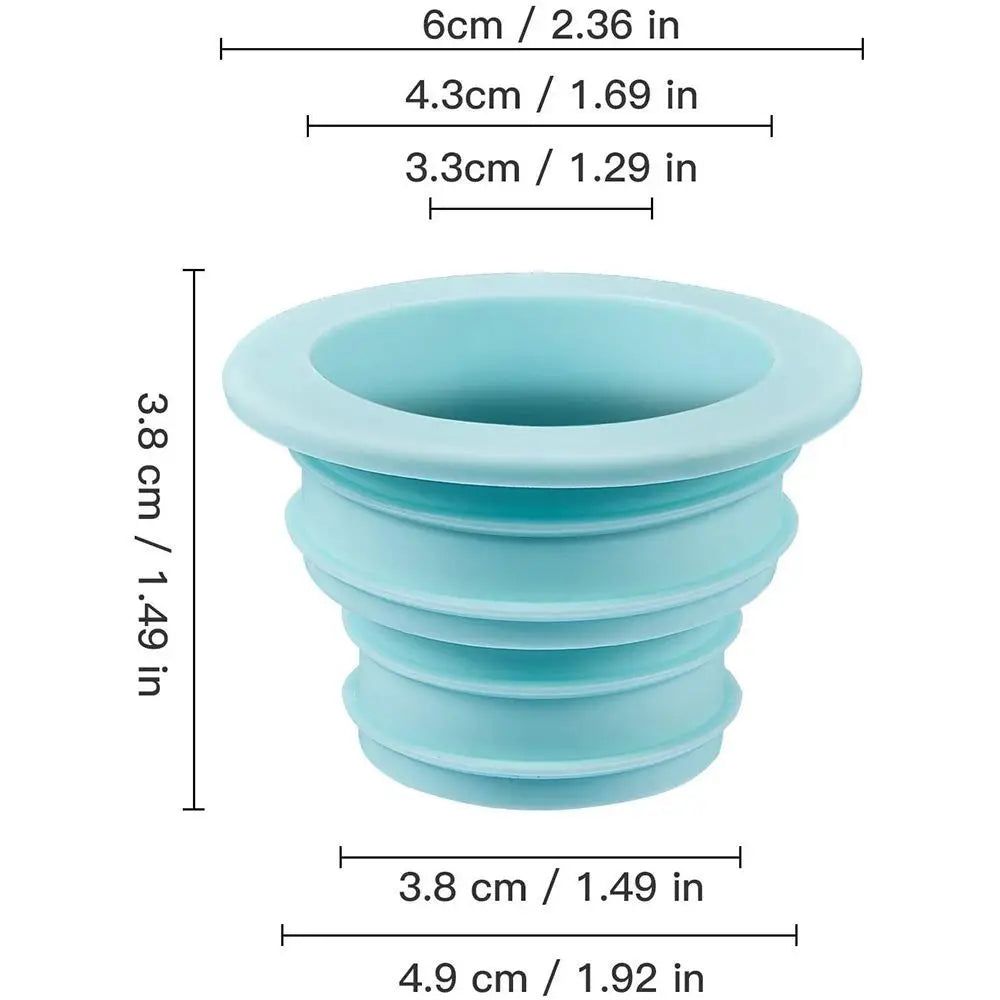 PP Insect Proof Anti-odor Sealing Cover Sewer Pipe Seal Ring Washing Machine Pipe Connector Floor Drain Plug Kitchen Bathroom Oasis Select