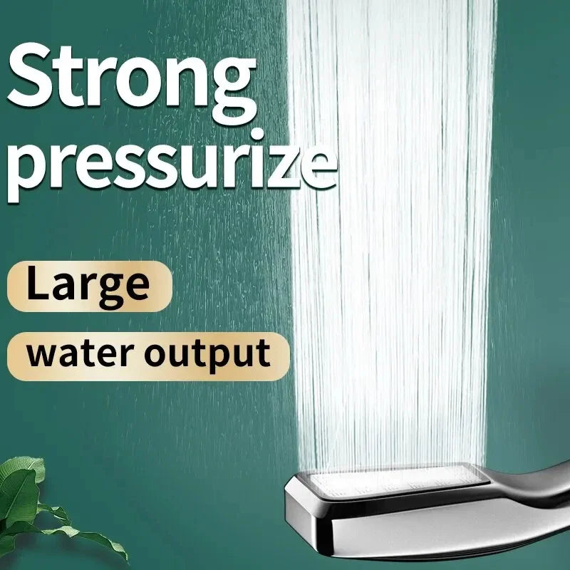Bathroom Accessories Shower Head High Pressure Large Water Output Universal Adaptation Pressurized Hand Shower Nozzle Water Oasis Select