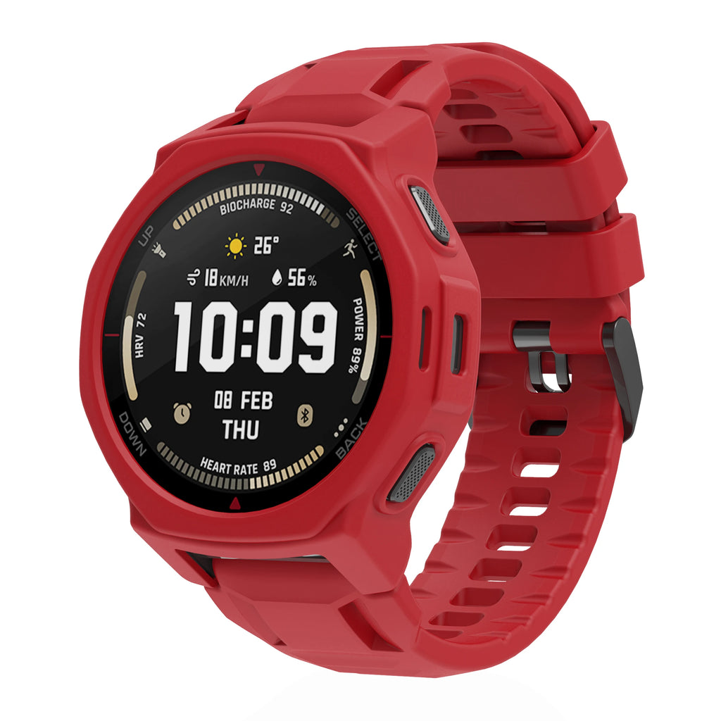 Amazfit T-Rex 3 Pro 44mm Silicone Strap & Protective Case Smartwatch Band & Case Oasis Select