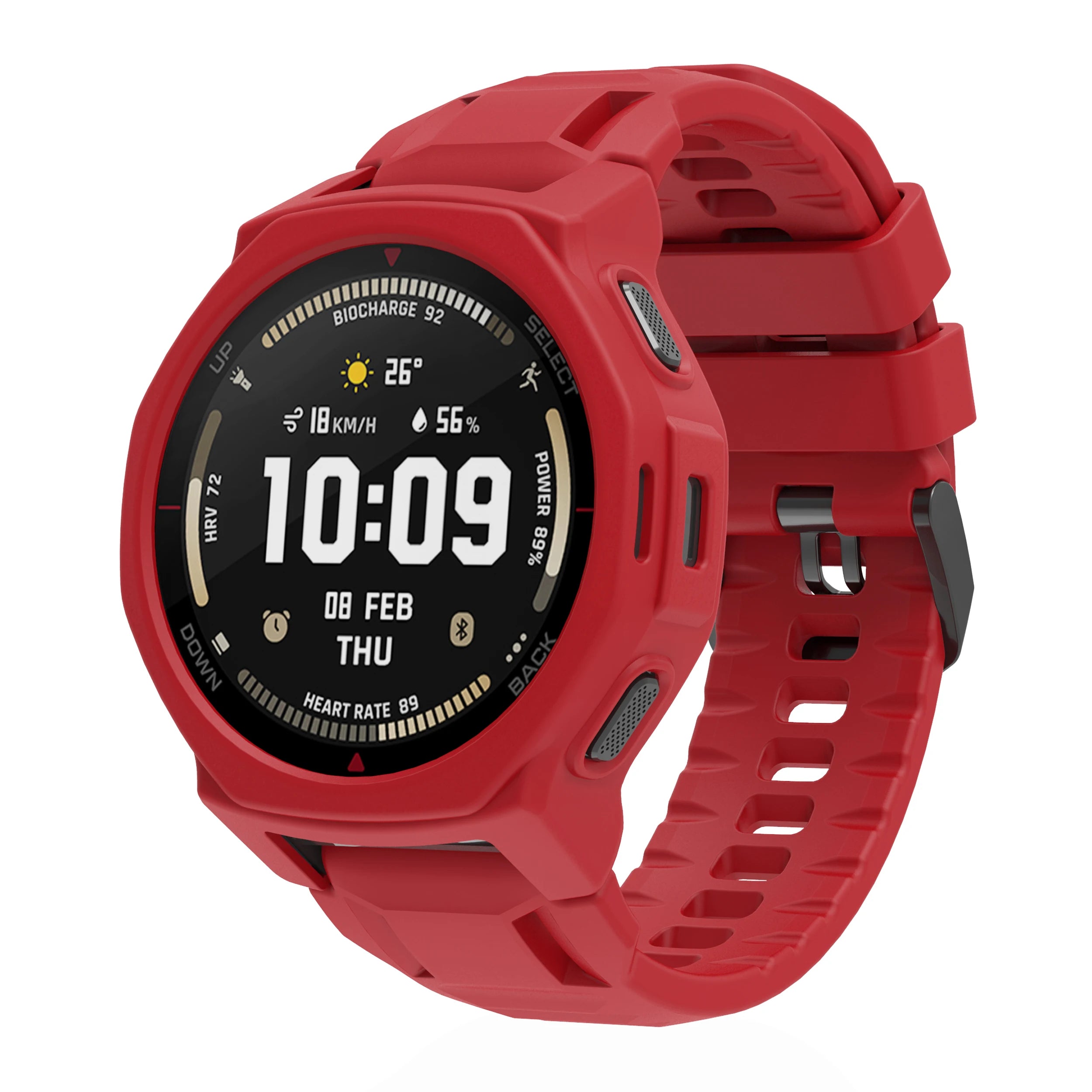Amazfit T-Rex 3 Pro 44mm Silicone Strap & Protective Case Smartwatch Band & Case Oasis Select