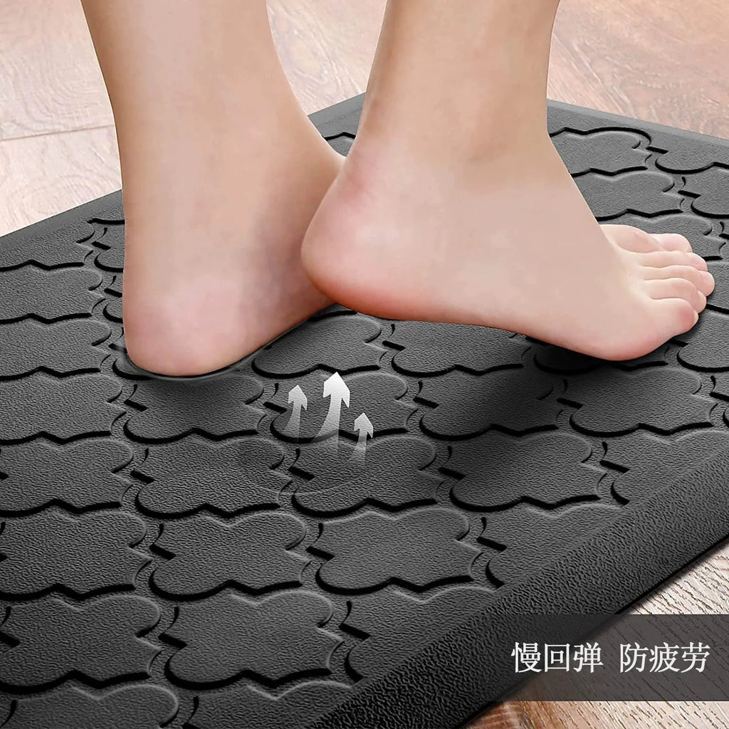 New Anti-Fatigue Standing Mat, Kitchen Mat with PVC Waterproofing, Non-Slip Kitchen Rug for Standing Desk, Kitchen, Office Oasis Select
