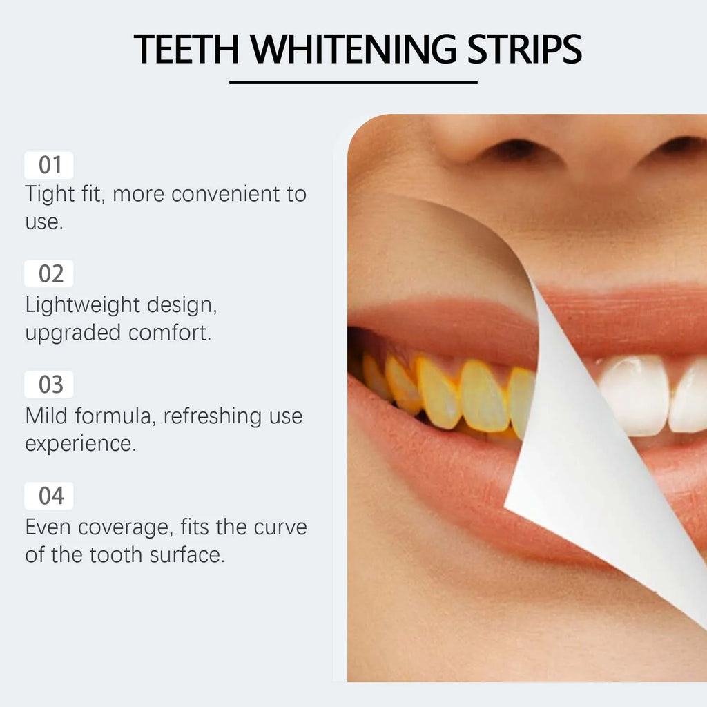 Teeth Whitening Strips - Gentle Oral Care For Shining Teeth, Enamel Protection & Long-Lasting Fresh Breath Maintenance Oasis Select