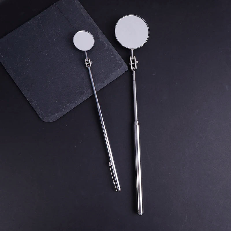 Portable 30/50MM Car Angle Observation Pen Car Telescopic Detection Lens Inspection Round Mirrorcar Inspection Mirror Oasis Select