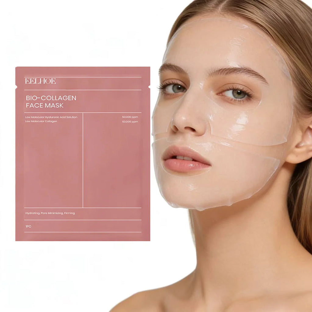 Bio Collagen Face Mask3/ 5/10pcs, Deep Hydrating, Pore Minimizing, Moisturizing Overnight Mask for All Skin Types ﻿ Oasis Select