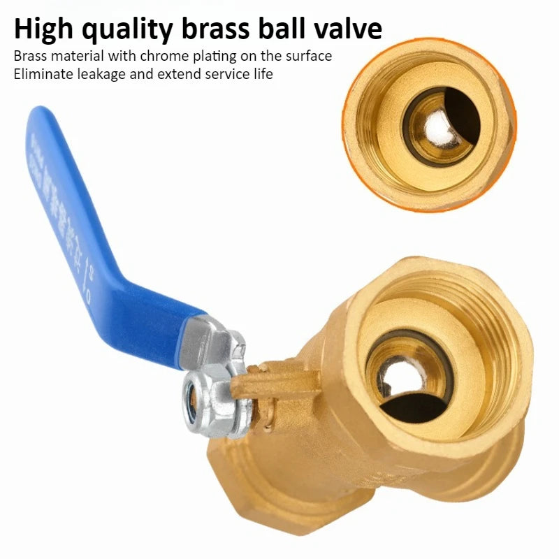 Brass Filter Y-shaped Filter Valve Mesh Ball Valve Tap Water Filter Valve BSPDN15/DN20/DN25/DN32 Internal Thread Oasis Select