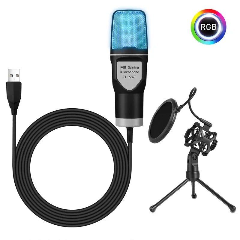 AyeBeau USB Condenser Microphone Kit – Streaming & Gaming