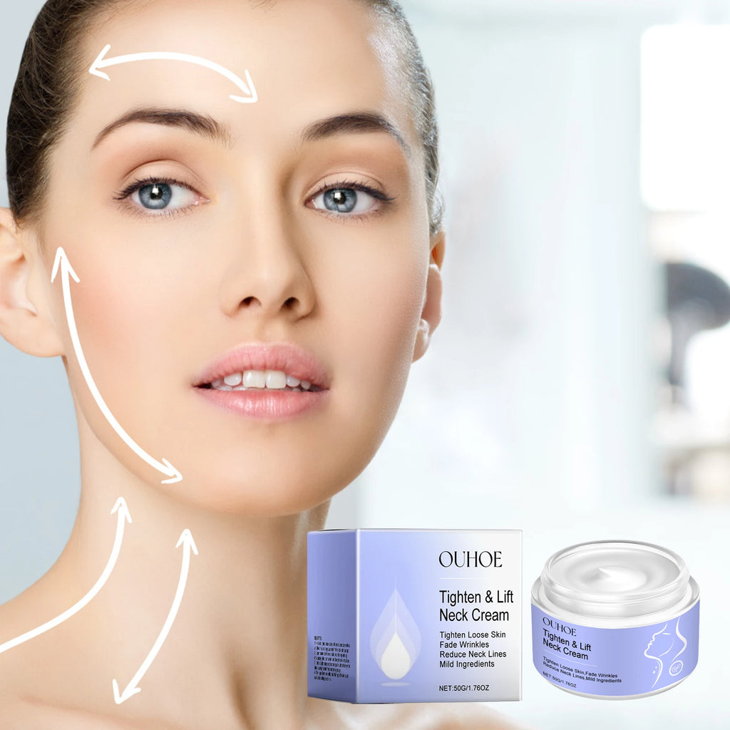 Neck Cream Anti Fine Lines Tightening Lifting Firming Eliminating Double Chin Brightening Smoothing Moisturizer Neck Skin Care Oasis Select