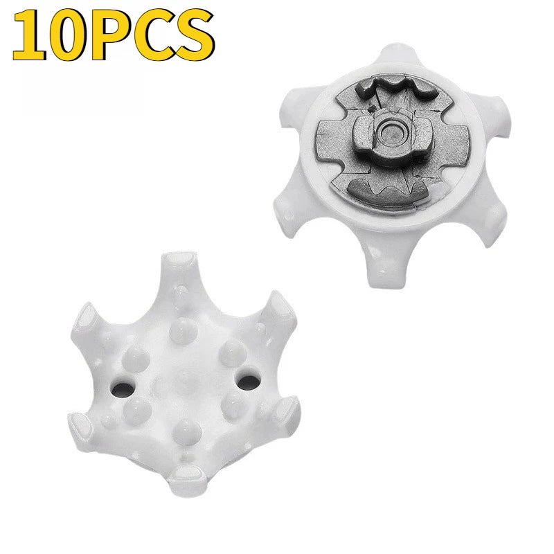 Quick Twist Replacement Studs Durable And Ultra Thin Golf Shoe Studs For Pin Systems Anti Slip Golf Shoe Studs Golf Accessories Oasis Select 10PCS